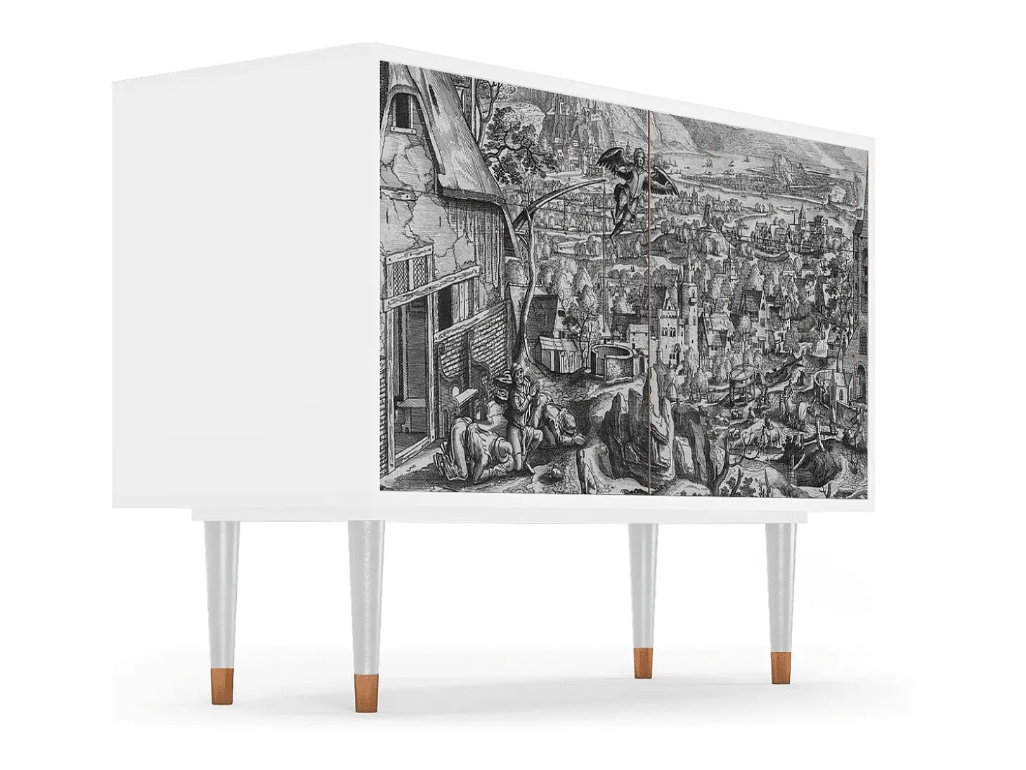 Aparador - 115x85x48 cm - BS4 - Departure, Blanco