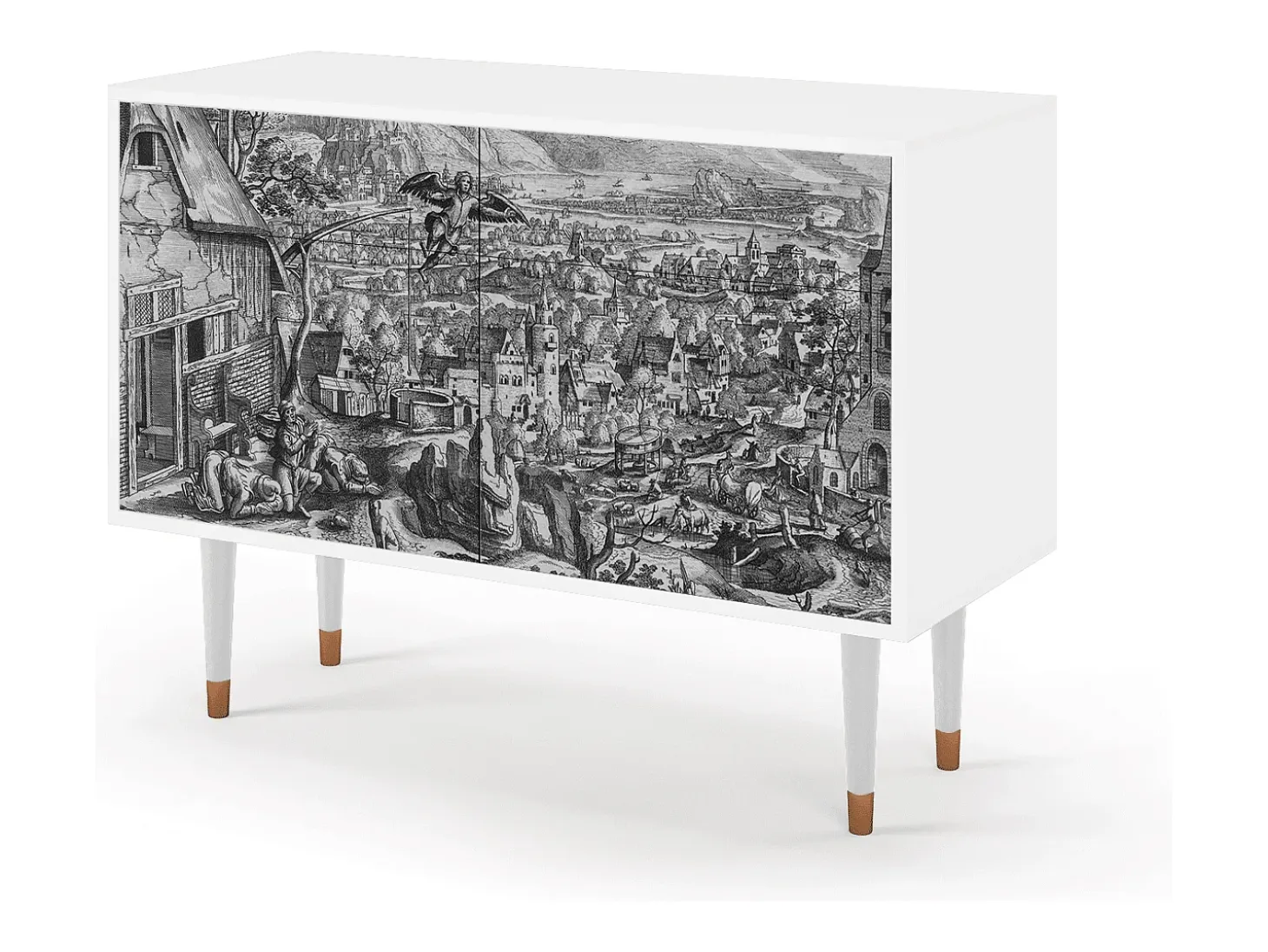 Aparador - 115x85x48 cm - BS4 - Departure, Blanco