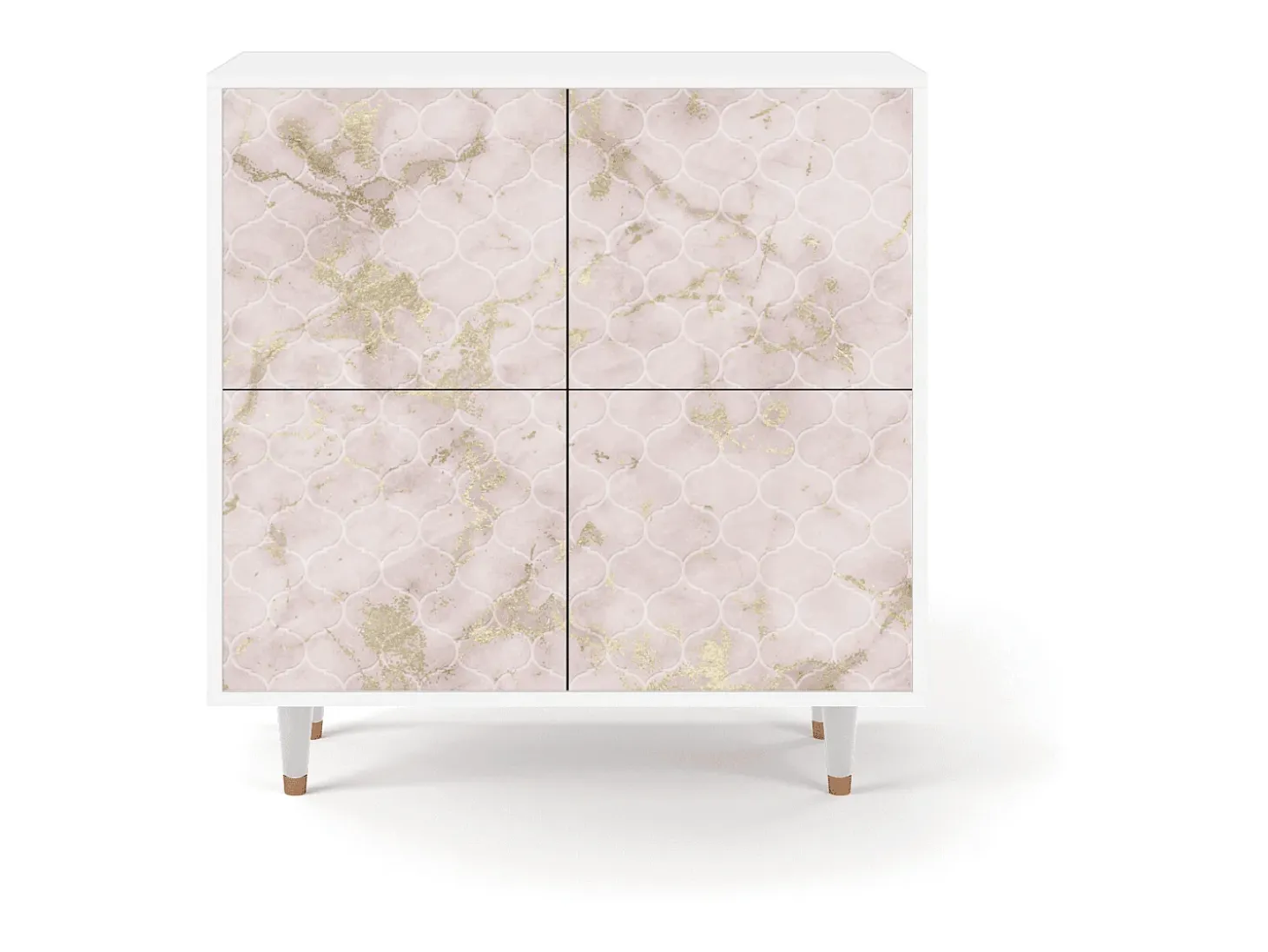 Aparador - 94x96x48 cm - BS3 - Dirty Roses, Blanco