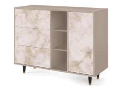 Aparador - 125x98x48 cm - BS2 - Dirty Roses, Latte