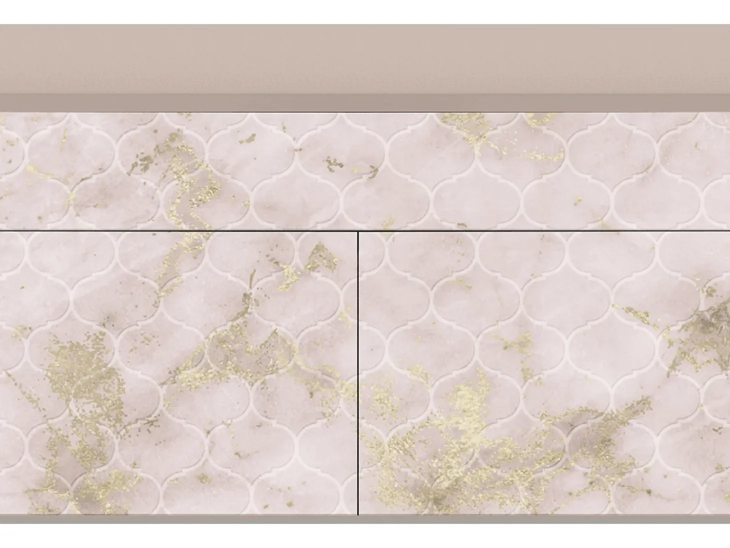 Aparador - 115x85x48 cm - BS4 - Dirty Roses, Latte