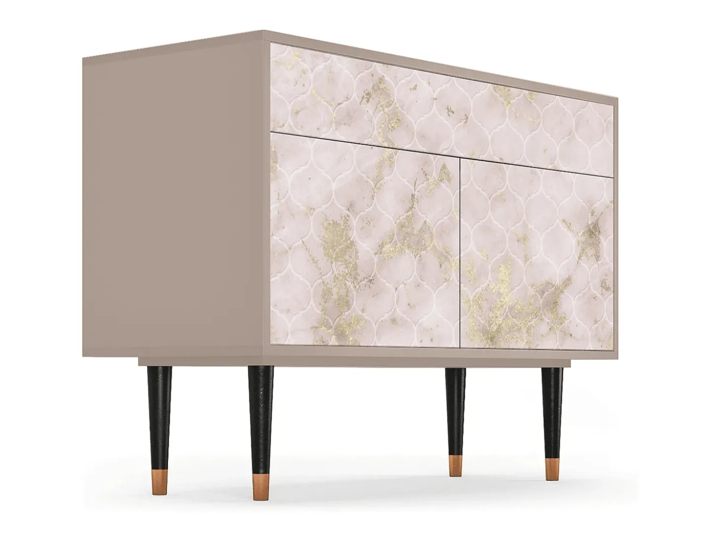 Aparador - 115x85x48 cm - BS4 - Dirty Roses, Latte