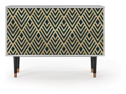 Aparador - 115x85x48 cm - BS4 - Egypt Triangles, Gris