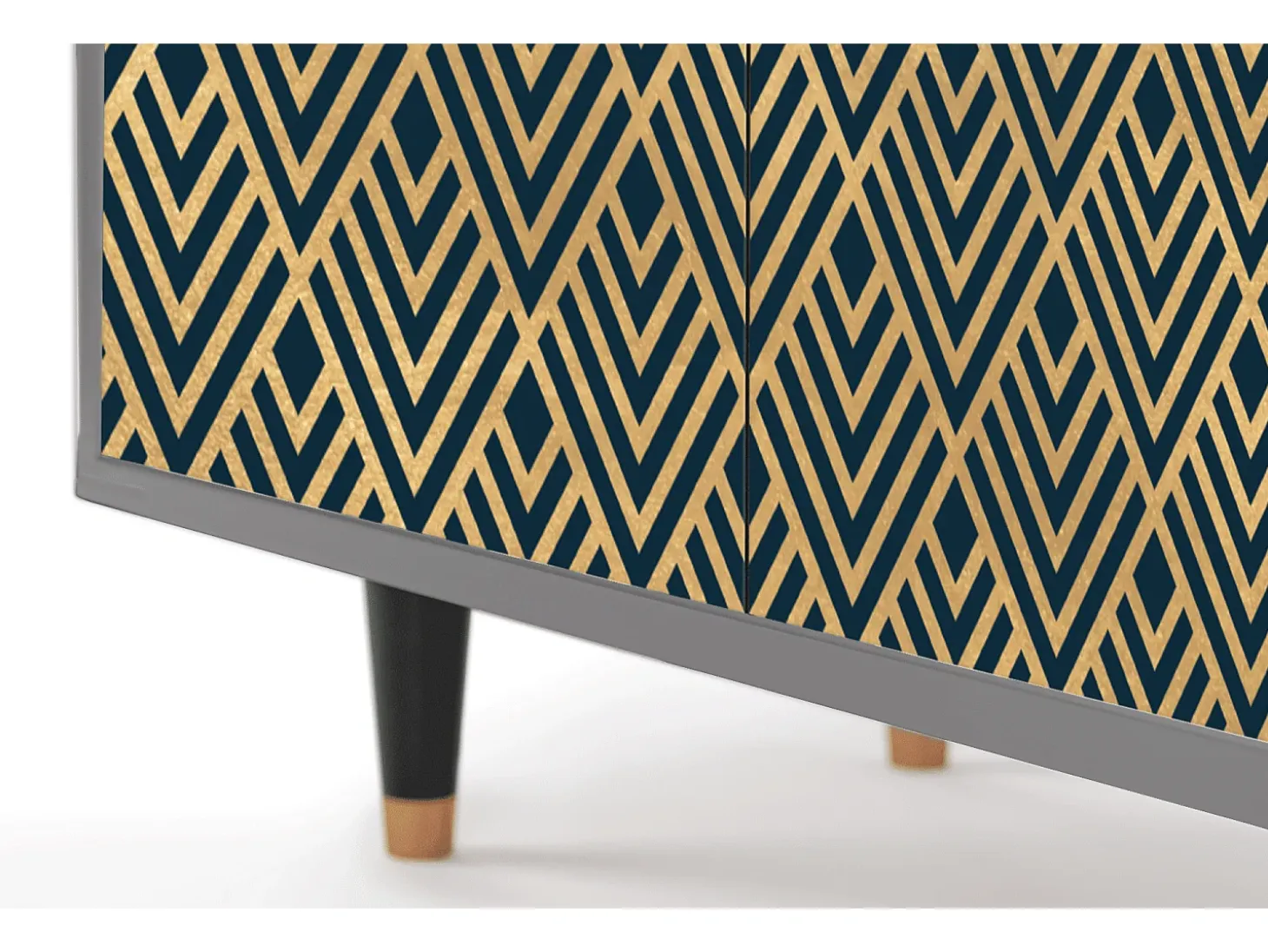 Aparador - 94x96x48 cm - BS3 - Egypt Triangles, Gris