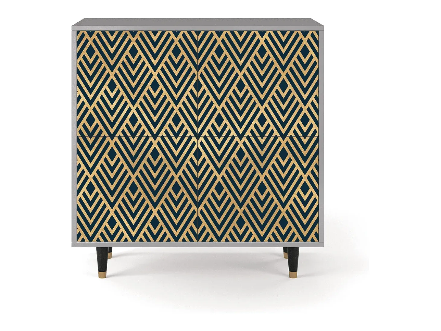 Aparador - 94x96x48 cm - BS3 - Egypt Triangles, Gris