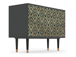 Aparador - 115x85x48 cm - BS4 - Egypt Triangles, Antracita