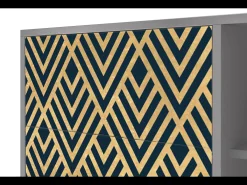 Aparador - 125x98x48 cm - BS2 - Egypt Triangles, Gris
