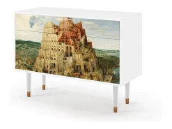 Aparador - 115x85x48 cm - BS4 - Elder The Tower, Blanco