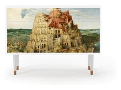 Aparador - 115x85x48 cm - BS4 - Elder The Tower, Blanco