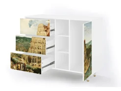 Aparador - 125x98x48 cm - BS2 - Elder The Tower, Blanco