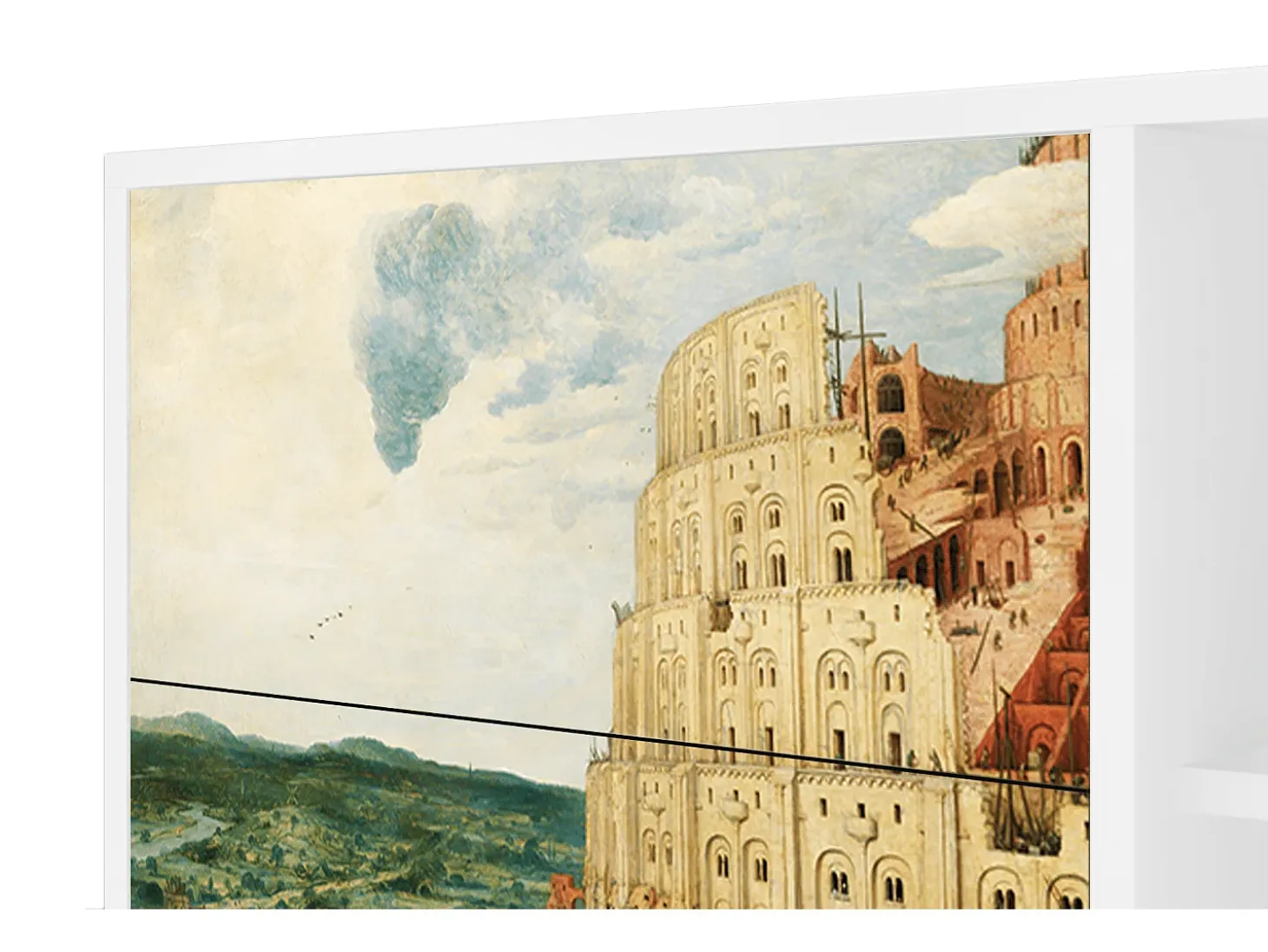 Aparador - 125x98x48 cm - BS2 - Elder The Tower, Blanco