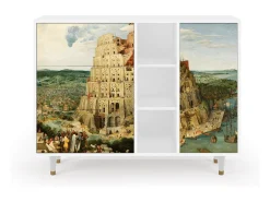 Aparador - 125x98x48 cm - BS2 - Elder The Tower, Blanco