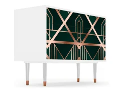 Aparador - 115x85x48 cm - BS4 - Emerald Gatsby, Blanco