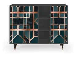 Aparador - 125x98x48 cm - BS2 - Emerald Metro, Antracita