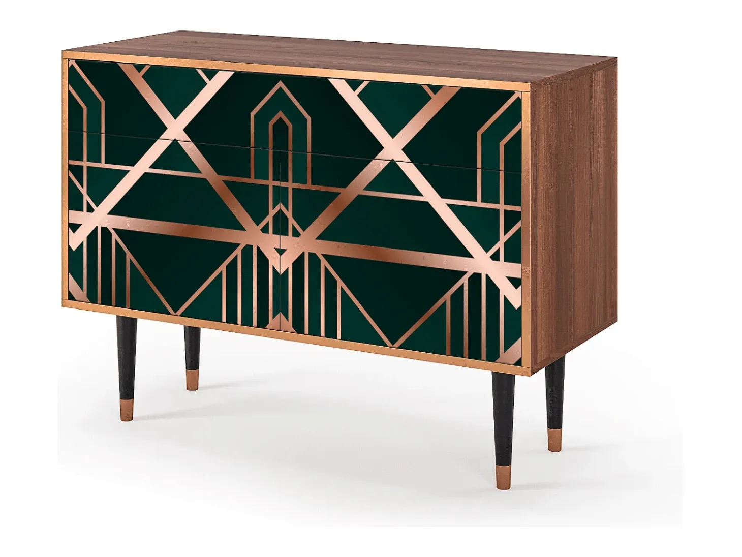 Aparador - 115x85x48 cm - BS4 - Emerald Gatsby, Nogal