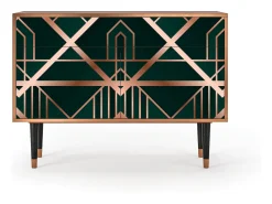 Aparador - 115x85x48 cm - BS4 - Emerald Gatsby, Nogal