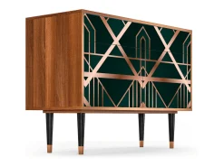 Aparador - 115x85x48 cm - BS4 - Emerald Gatsby, Nogal