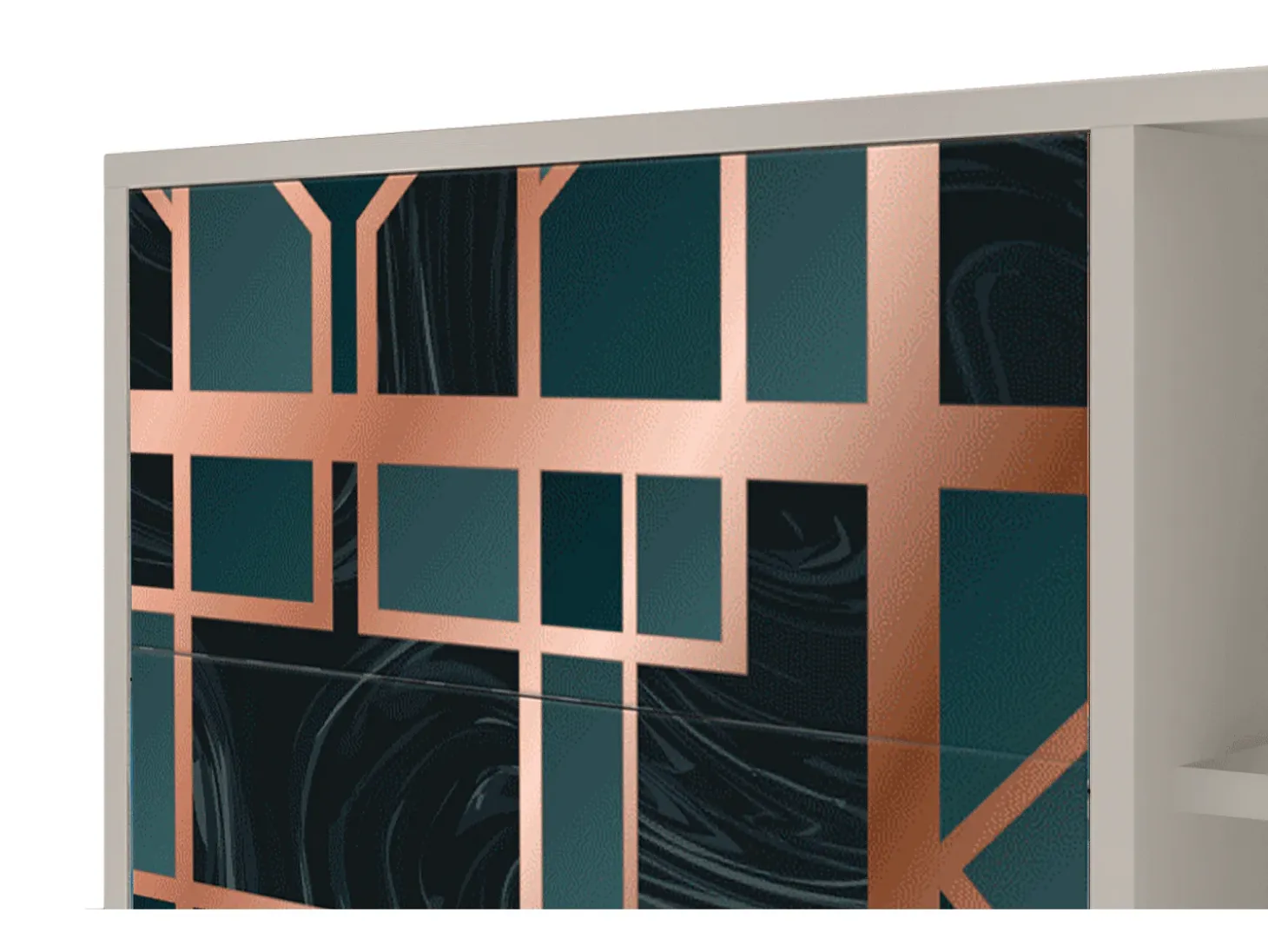 Aparador - 125x98x48 cm - BS2 - Emerald Metro, Arena