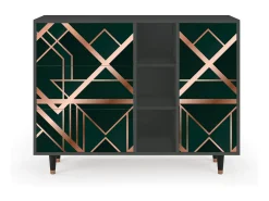 Aparador - 125x98x48 cm - BS2 - Emerald Gatsby, Antracita