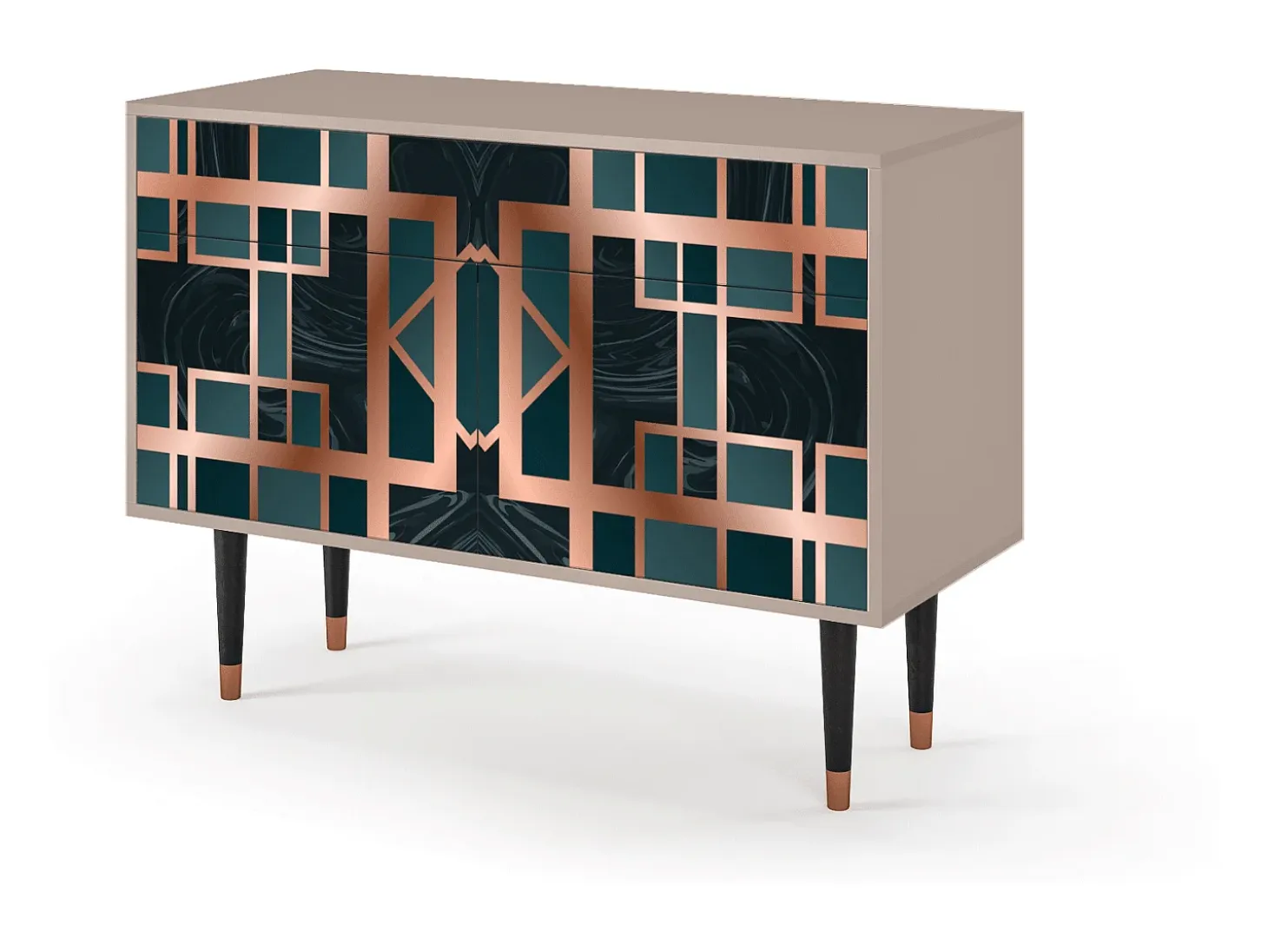 Aparador - 115x85x48 cm - BS4 - Emerald Metro, Latte