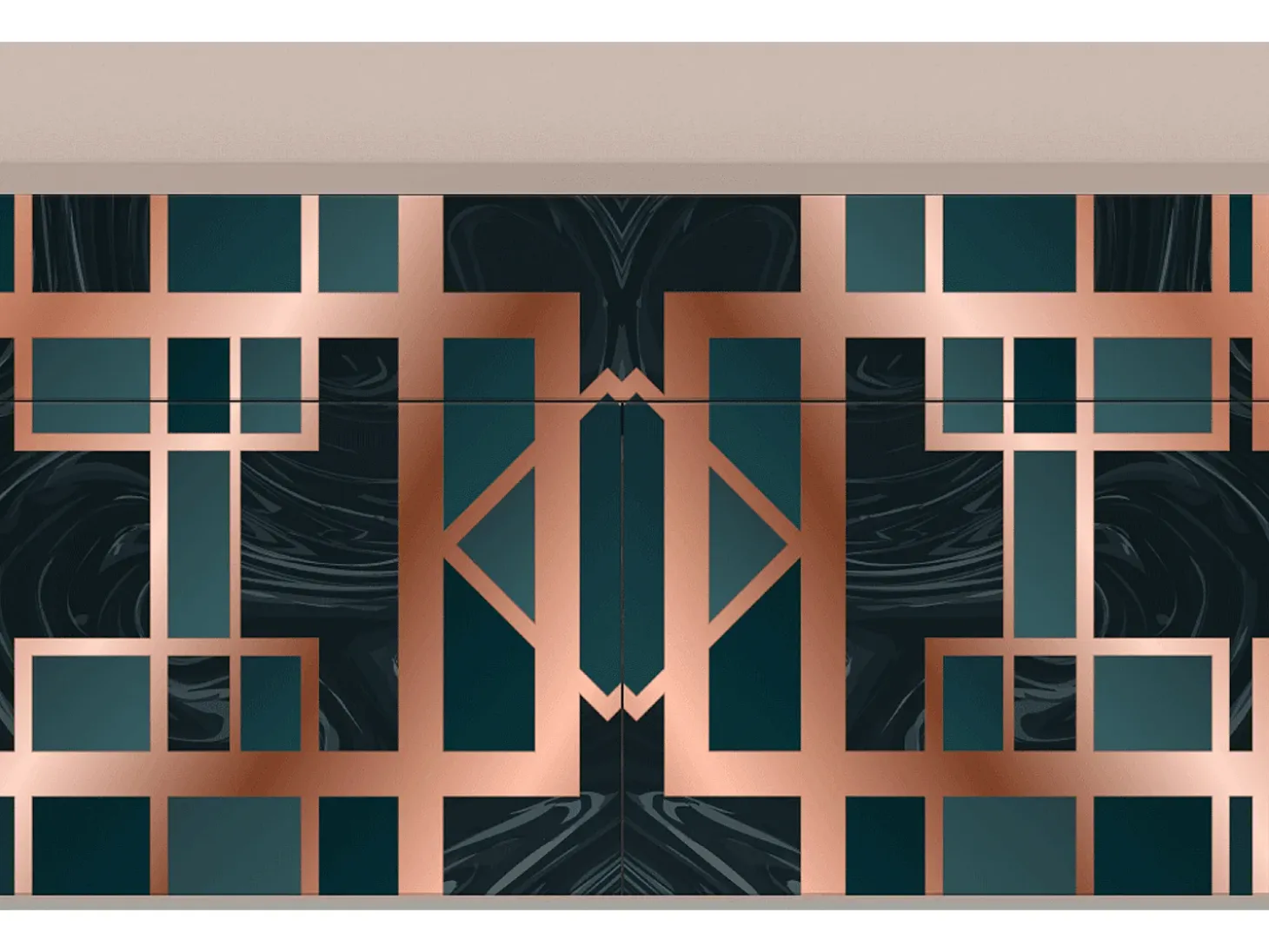 Aparador - 115x85x48 cm - BS4 - Emerald Metro, Latte