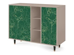 Aparador - 125x98x48 cm - BS2 - Emerald Forest, Latte