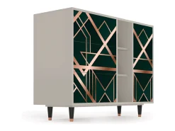 Aparador - 125x98x48 cm - BS2 - Emerald Gatsby, Arena