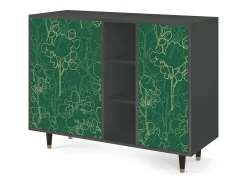 Aparador - 125x98x48 cm - BS2 - Emerald Forest, Antracita