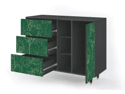 Aparador - 125x98x48 cm - BS2 - Emerald Forest, Antracita