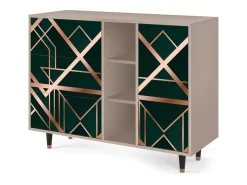 Aparador - 125x98x48 cm - BS2 - Emerald Gatsby, Latte