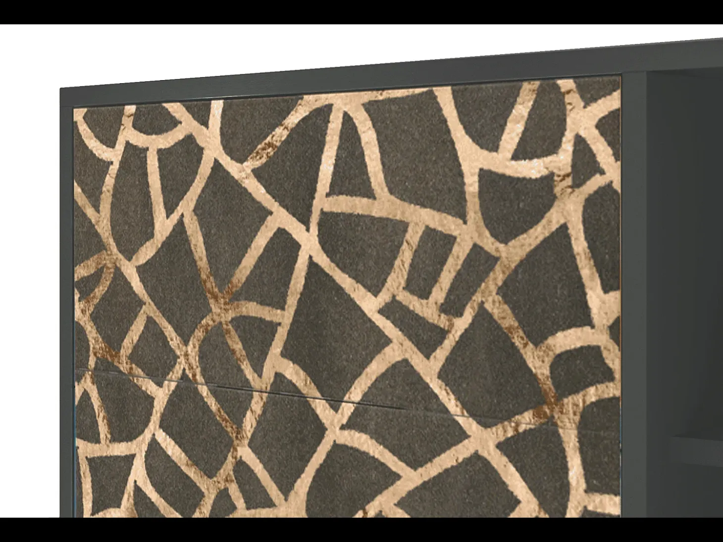 Aparador - 125x98x48 cm - BS2 - Enlarged Leaf, Antracita