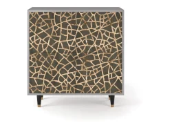 Aparador - 94x96x48 cm - BS3 - Enlarged Leaf, Gris