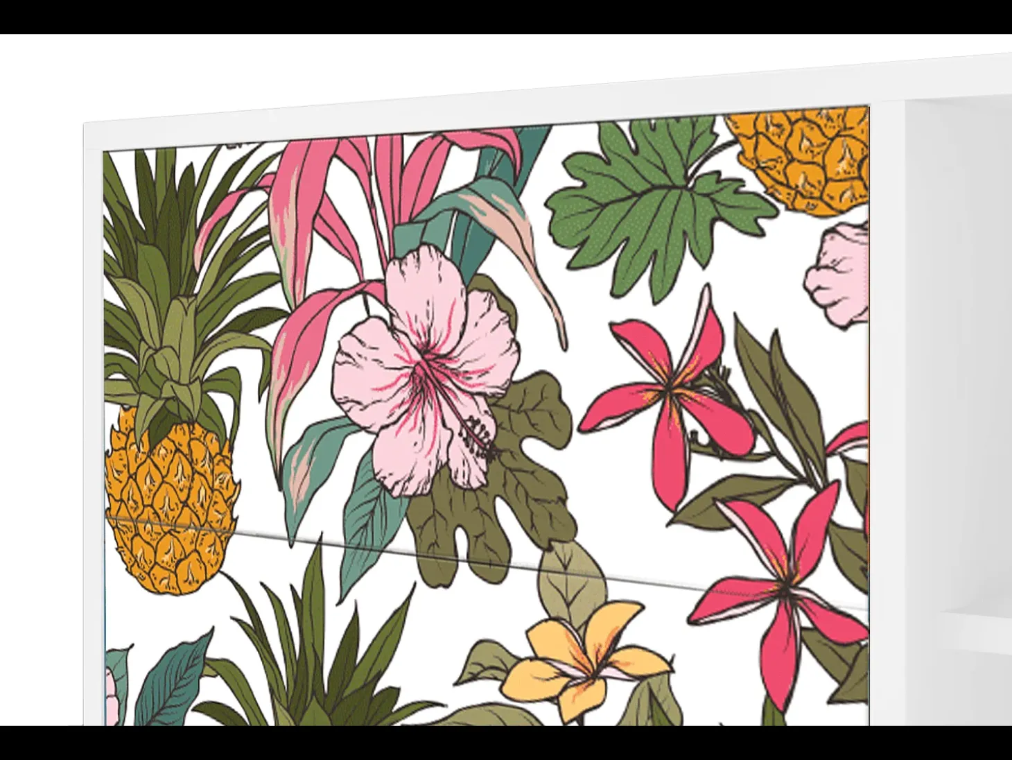 Aparador - 125x98x48 cm - BS2 - Estival Fruit, Blanco