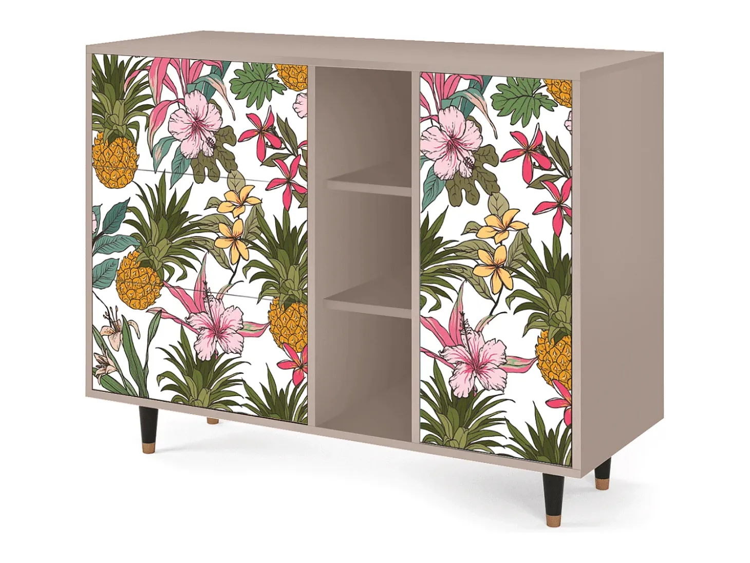Aparador - 125x98x48 cm - BS2 - Estival Fruit, Latte