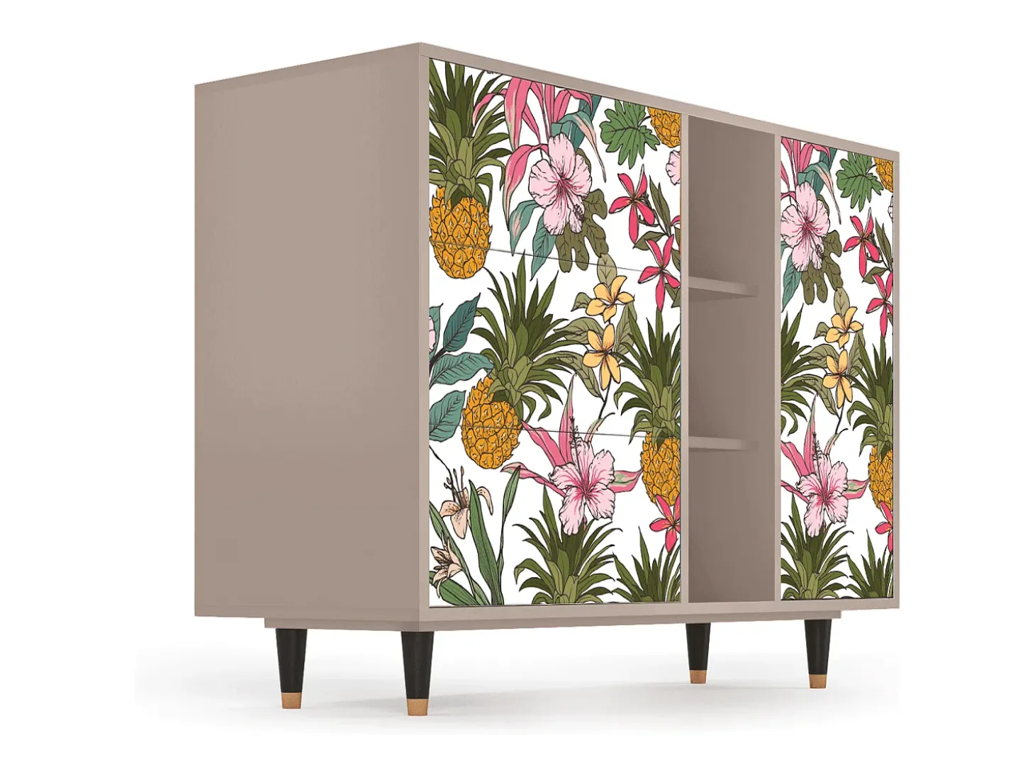 Aparador - 125x98x48 cm - BS2 - Estival Fruit, Latte