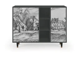 Aparador - 125x98x48 cm - BS2 - Farms in a Village, Antracita