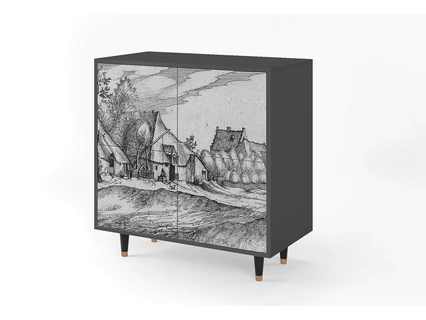 Aparador - 94x96x48 cm - BS3 - Farms in a Village, Antracita