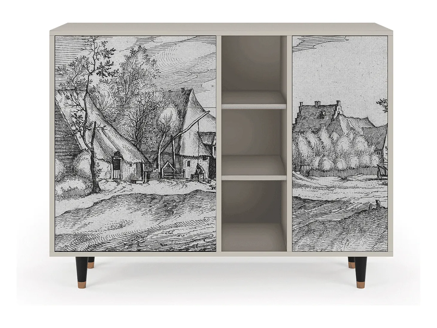 Aparador - 125x98x48 cm - BS2 - Farms in a Village, Arena