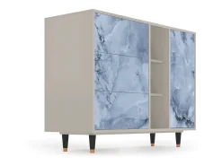 Aparador - 125x98x48 cm - BS2 - Feather Ice, Arena