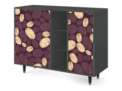 Aparador - 125x98x48 cm - BS2 - Fine Wine, Antracita