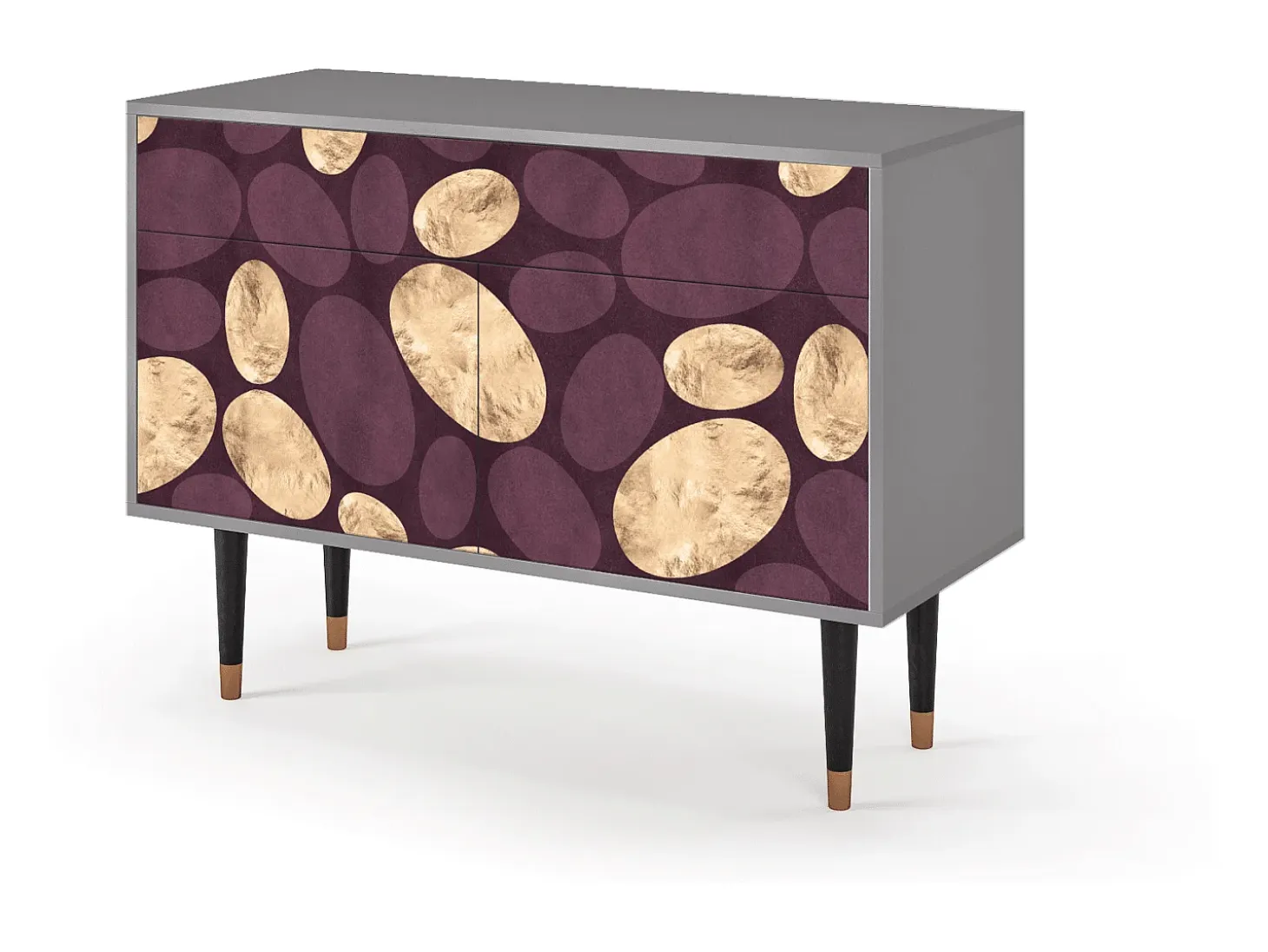 Aparador - 115x85x48 cm - BS4 - Fine Wine, Gris