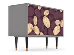 Aparador - 115x85x48 cm - BS4 - Fine Wine, Gris