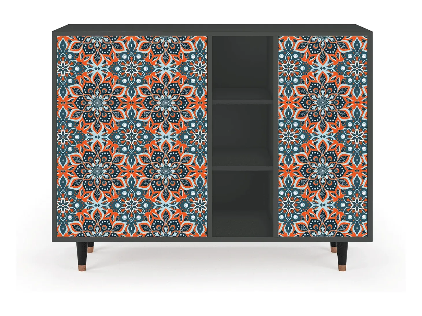 Aparador - 125x98x48 cm - BS2 - Fire Beetle, Antracita