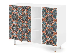 Aparador - 125x98x48 cm - BS2 - Fire Beetle, Blanco