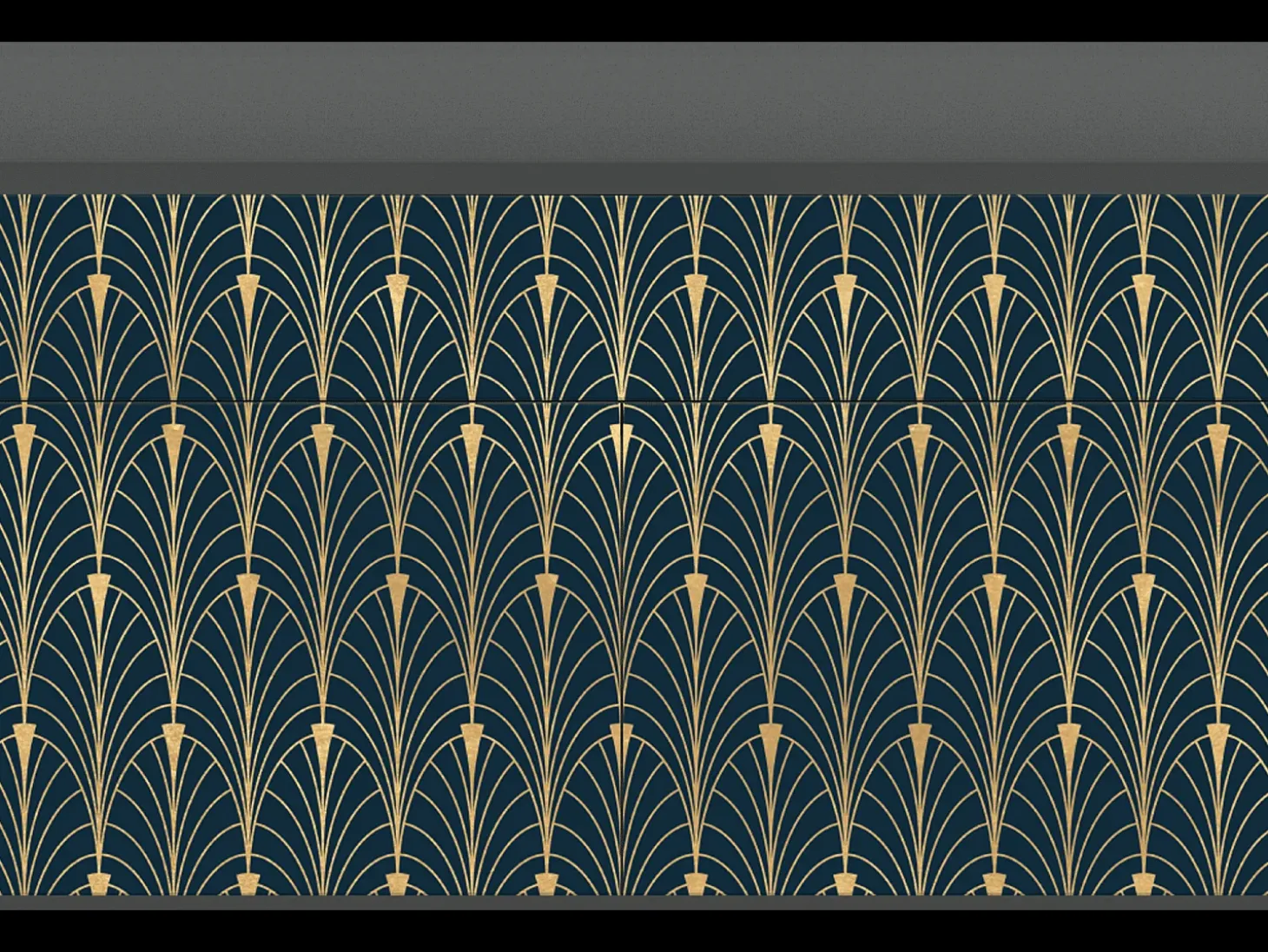 Aparador - 115x85x48 cm - BS4 - Flower of the Nile, Antracita