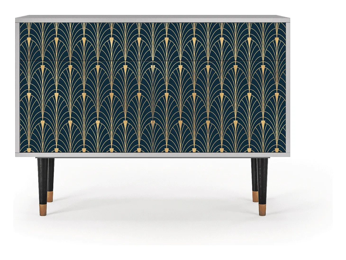 Aparador - 115x85x48 cm - BS4 - Flower of the Nile, Gris