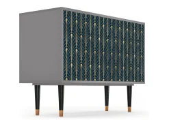 Aparador - 115x85x48 cm - BS4 - Flower of the Nile, Gris