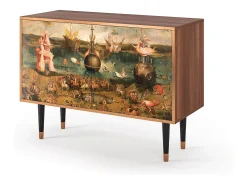 Aparador - 115x85x48 cm - BS4 - Garden of Delights , Nogal