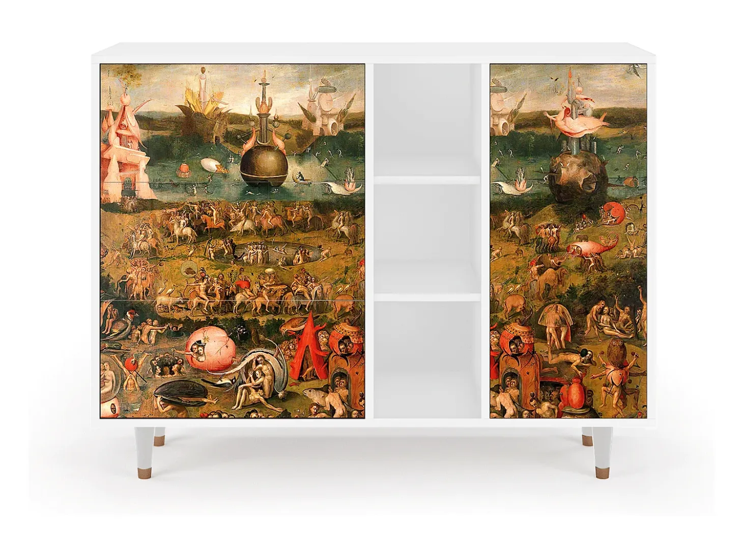 Aparador - 125x98x48 cm - BS2 - Garden of Delights , Blanco