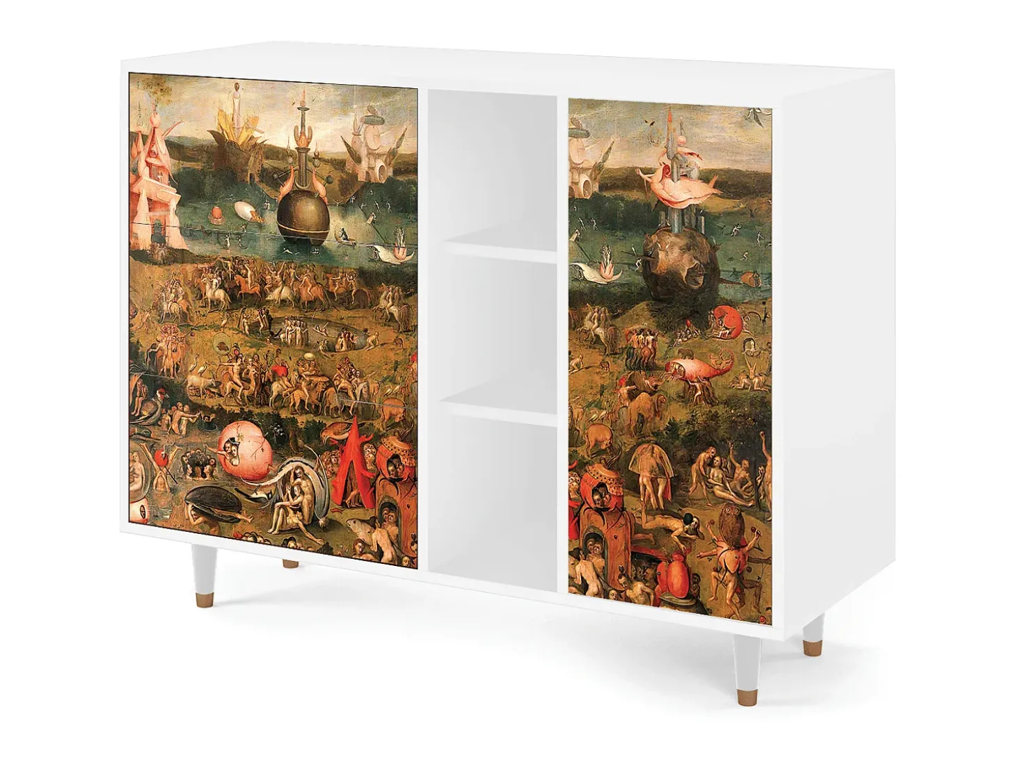 Aparador - 125x98x48 cm - BS2 - Garden of Delights , Blanco